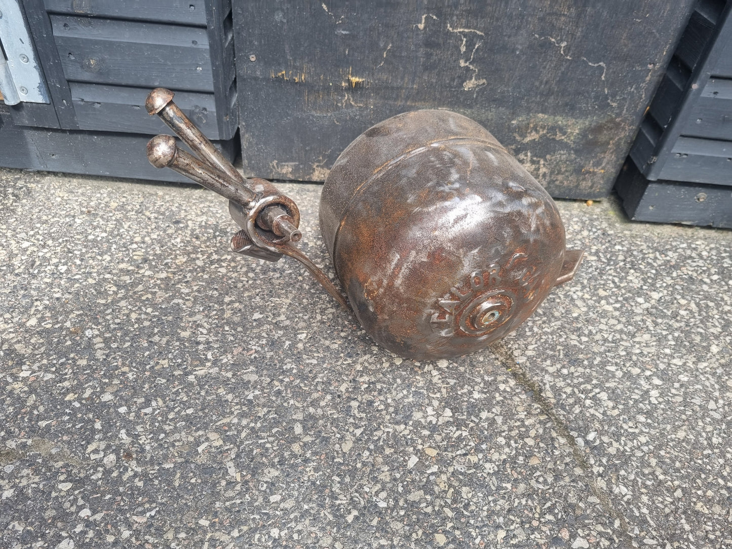 Upcycled Large Snail Sculpture