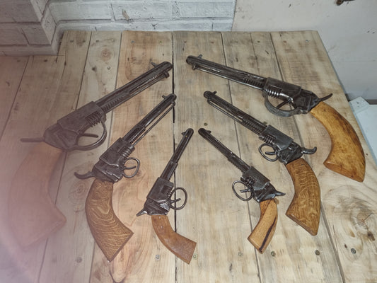 Small Reclaimed Metal Gun Sculpture