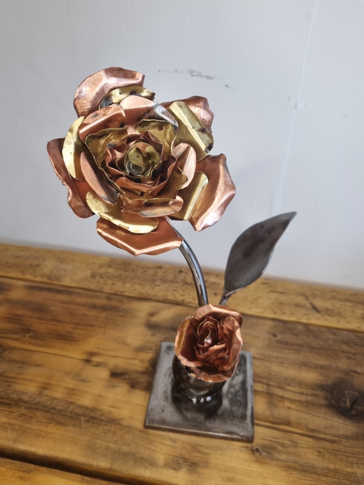 Brass & Copper Rose