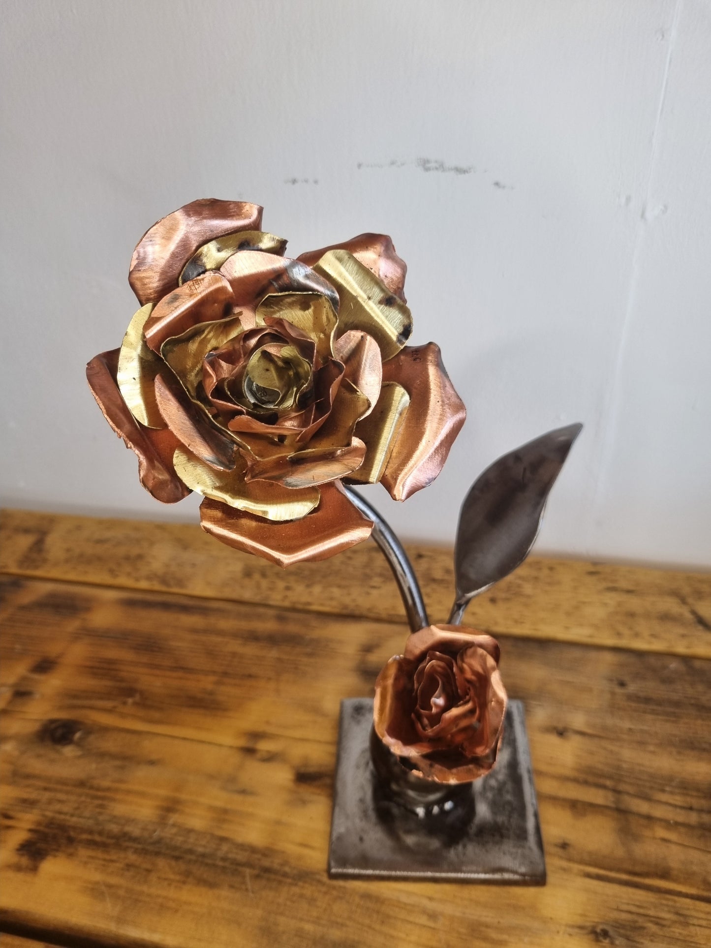 Brass & Copper Rose