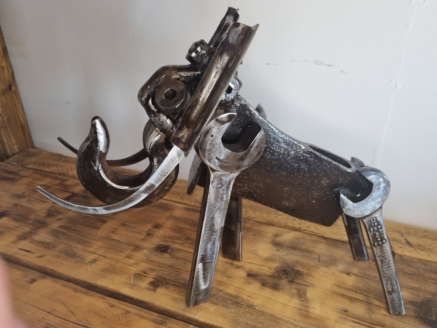 Upcycled Elephant Sculpture