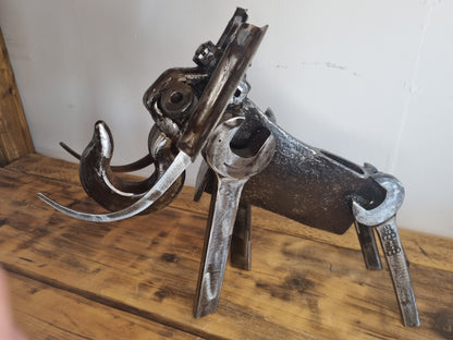 Upcycled Elephant Sculpture