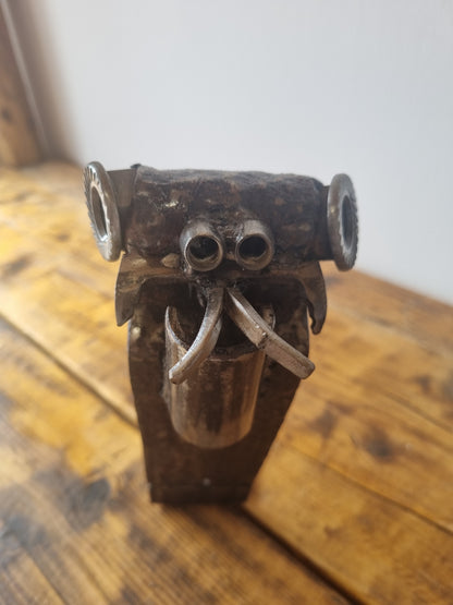 Upcycled Elephant Sculpture