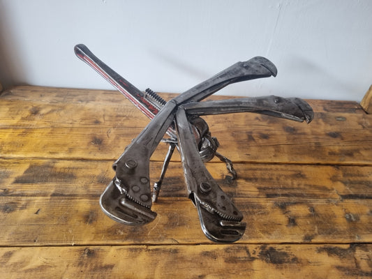 Large Upcycled Dragonfly Sculpture