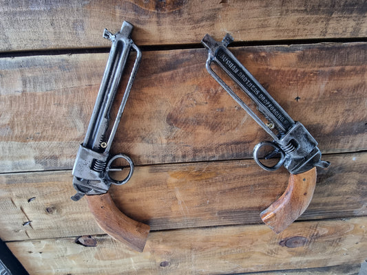 Set of Colt .45 Gun Sculptures