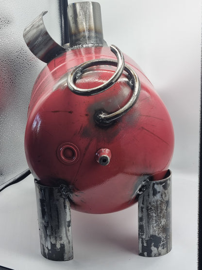 Penelope Pig – Upcycled Metal Pig Sculpture