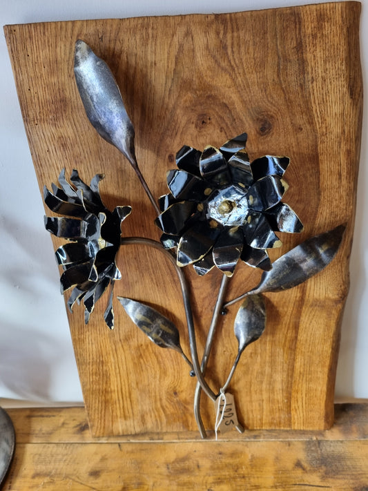 Flowers on Wood
