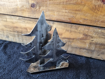 Metal Christmas Tree Sculpture