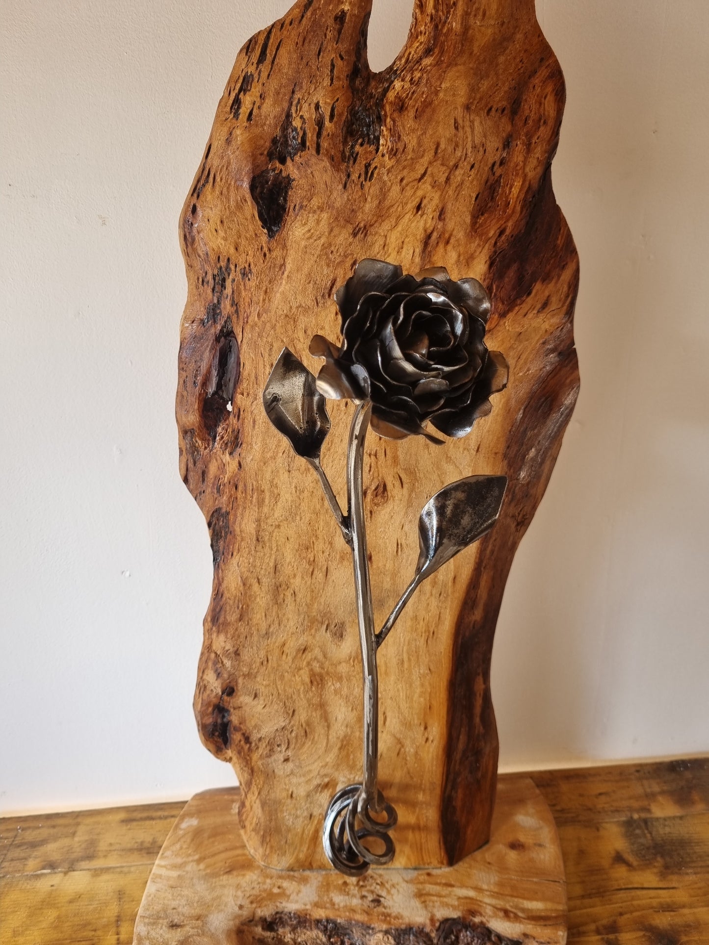 Rose on Wood