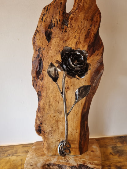 Rose on Wood
