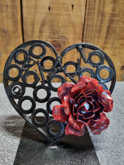 small Heart with Rose