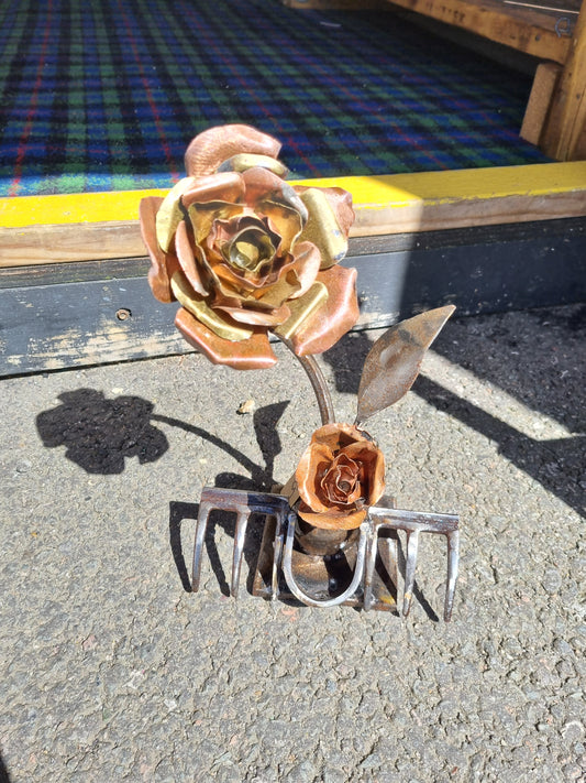 Brass and Copper rose