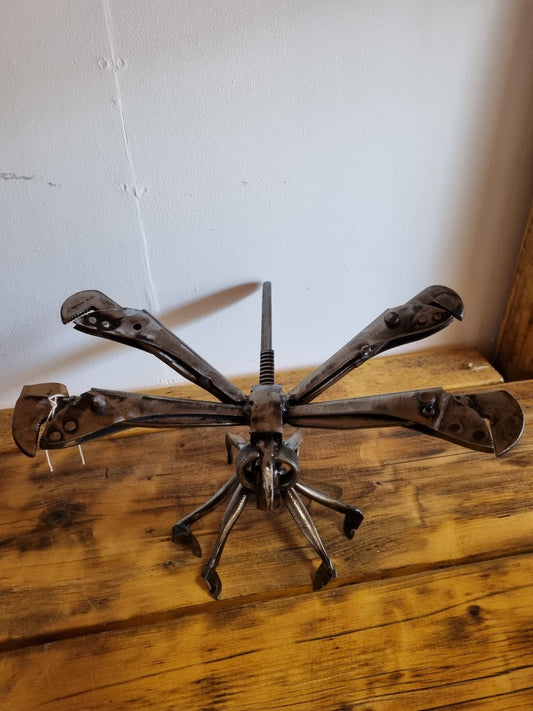 Large Upcycled Dragonfly Sculpture