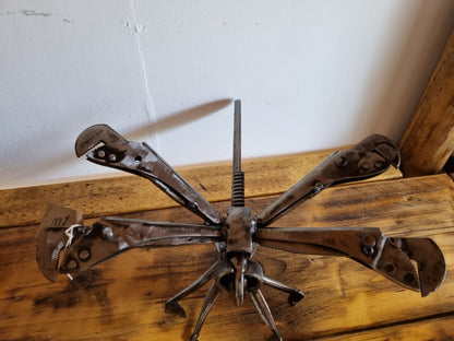 Large Upcycled Dragonfly Sculpture